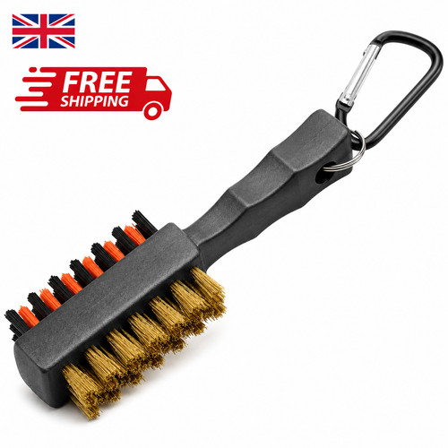 Golf club brush - brush, groove