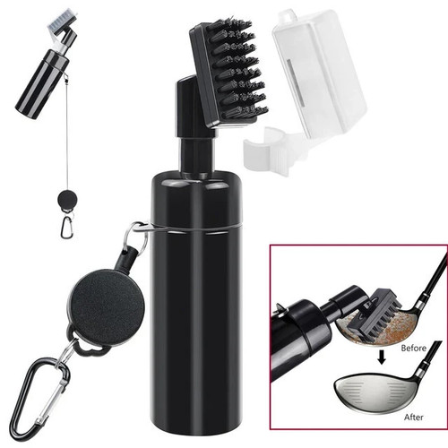 Golf club brush groove - club,