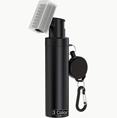 Golf club cleaning spray - club, brush