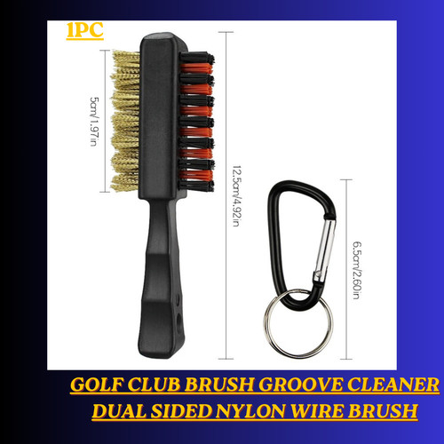 Golf club brush groove - golf,
